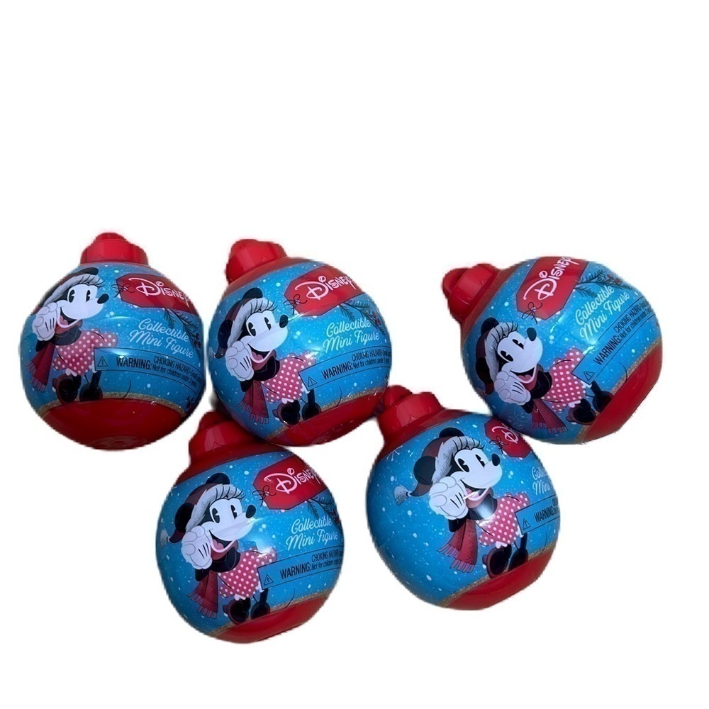 Disney Collectible Mini Figure Christmas 2022 Bundle Lot of 5 NEW Mystery Pack